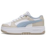 PUMA Rebound Femme Low sneakers voor Dames, Wit/Zilver, Maat 40,5