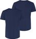 Sloggi Tanktop T-shirt Blauwzwart Heren XL Katoen/Elastaan 2-pack