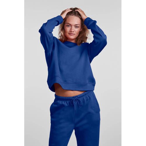 PIECES sweater Chilli kobaltblauw