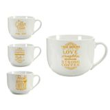 Mok VESSIA Mok met handvat, koffie, goud, 4 modi, collectie VESSIA