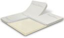 Droommatras Splittopper Organic Cotton Traagschuim 140x190 cm - Wit
