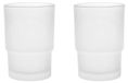 Omgoods - 2 x Porte-brosse à dents en verre, Universel