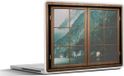 TheKeyMeister B.V. Autocollant pour ordinateur portable - 17,3 pouces - Transparent - Nature - Vert - 40x30cm