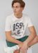 QS s.Oliver T-shirt Heren M Ecru