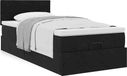 Maison Exclusive - Cadre de lit ottoman avec matelas noir 90x190 cm velours
