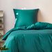 Literie 135x200 Vert foncé, Certifié