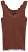 VERO MODA VMNANA LACE TANK TOP JRS NOOS Dames Tops M Katoen/Elastaan Burnt Henna