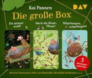 Die große Box. Du spinnst wohl! - Mach die Biege, Fliege! - Mitgehangen, mitgefangen!: Szenische Lesungen mit Musik mit Jens Wawrczeck, Felix von Manteuffel, Mechthild Großmann u.v.a. (6 CDs): 1-3