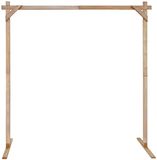vidaXL Huwelijksboog Lichtbruin 225 x 95 x 226 cm Massief grenenhout