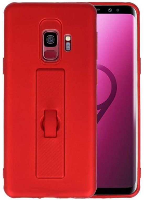 Best Cases Rood Carbon serie Zacht Case hoesje voor Samsung Galaxy S9