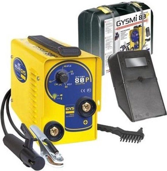 Gysmi 80P Elektrode Lasinverter | Incl. 50 Elektroden | 230V