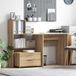 Prolenta Maison Exclusive - Eettafel, handgemaakt eikenhout, 131,5 x 50 x 106,5 cm, composiethout