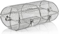 BBQ-Toro Roestvrij stalen grillmand voor draaispies | 42,5 x 21 x 16 cm