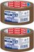 Tesa Verpakkingstape - 2x - bruin - sterk - 66 m x 50 mm