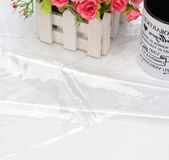 Merkloos Transparante tafelfolie 013 mm PVC waterdicht doorzichtig afwasbaar