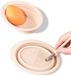 Ibenzoa® Tapis de nettoyage flexible pliable en silicone pour pinceau de maquillage - Beige