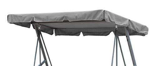 GRASEKAMP Hollywood Schommel Vervangend Dak - Grijs - 4001827583093