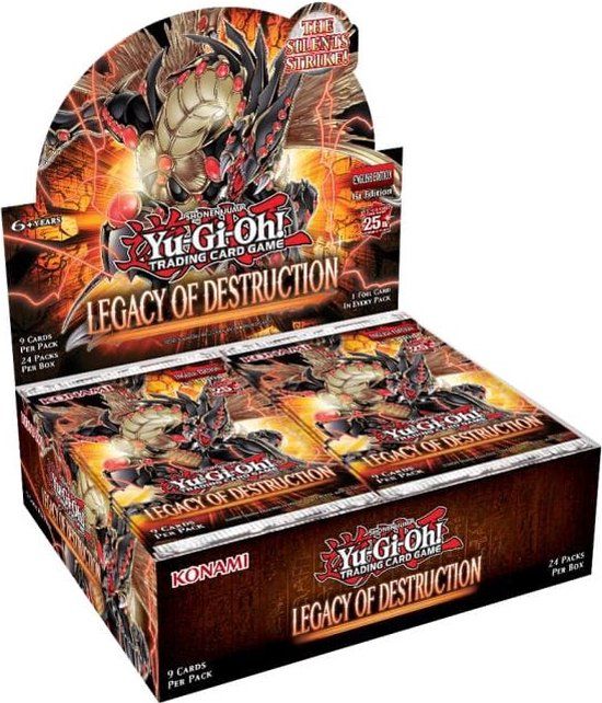 Konami Yu-Gi-Oh! TCG - Legacy of Destruction Booster Pack Display (24 Boosters) - English Version