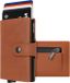 The Verge Deluxe Pasjeshouder Uitschuifbaar Met Rits - Kaarthouder - Pasjeshouder Mannen & Vrouwen - RFID Creditcardhouder - Pashouder - 8 tot 12 pasjes - Bruin Leer Met Rits - Incl. Luxe Cadeauverpakking