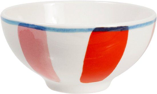 Blond Amsterdam, Even Bijkletsen Everyday Stripes: kom op voet 11,5 cm roze/rood