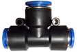Kutlu 10422500 Pneumatik Raccord T (PGE) Ø 6 --- 8 --- 6 mm