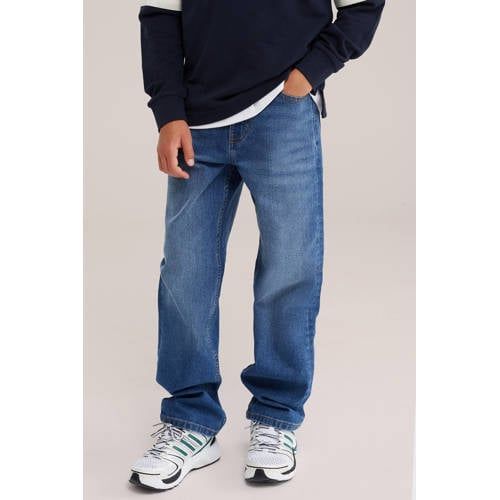 WE Fashion loose fit jeans - mediumblauw