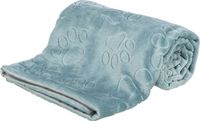 Trixie Hondendeken Barry Softpluche Blauw/Grijs 100x75 cm