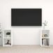 Maison Exclusive - Meuble TV, 2 pièces, blanc, 72 x 35 x 36,5 cm, bois composite