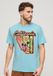 Superdry Neon Travel Graphic T-shirt Heren Kingfisher Blue Slub XXL