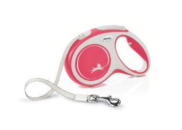 Flexi New Comfort M Tape 5 m - rood