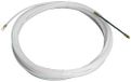 Nylon kabeldoorvoer 4 mm, 5 m lang, wit