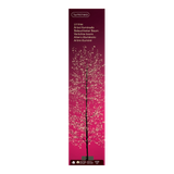 Lumineo Warm wit 1350 micro-LED verlichte boom zwart H 150 cm