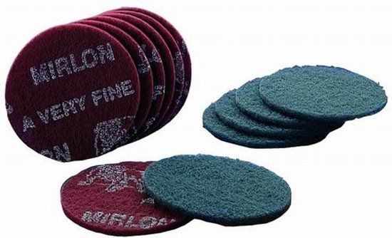 Mirka Mirlon Schuurschijven 150mm - VF Rood