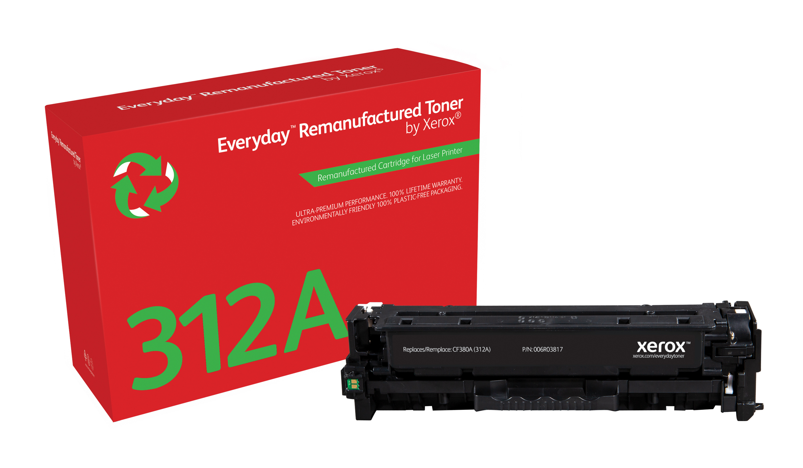 Xerox Everyday Zwart Toner compatibel met HP 312A (CF380A), Standaard capaciteit