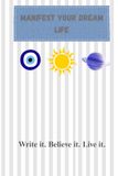 Menifestation journal: A guided daily journal for gratitude, affirmation, goals setting, self love & positive mindset.