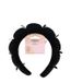 PARSA Beauty Haarband met strik zwart Diadeem