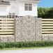 Maison Exclusive - Bacs en treillis en acier galvanisé, 10 pièces, dimensions 200x50x200/220 cm