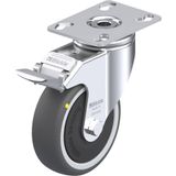 Blickle LKPA-PATH 101KF-FI-ELS roue pivotante avec frein Diamètre de roue : 100 mm Capacité de charge (max.) : 120 kg 1 pièce(s)