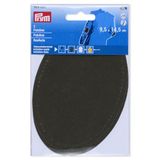 Prym 929037 patches imitatievelours, opstrijkbaar, 9,5 x 14,5 cm, olijf