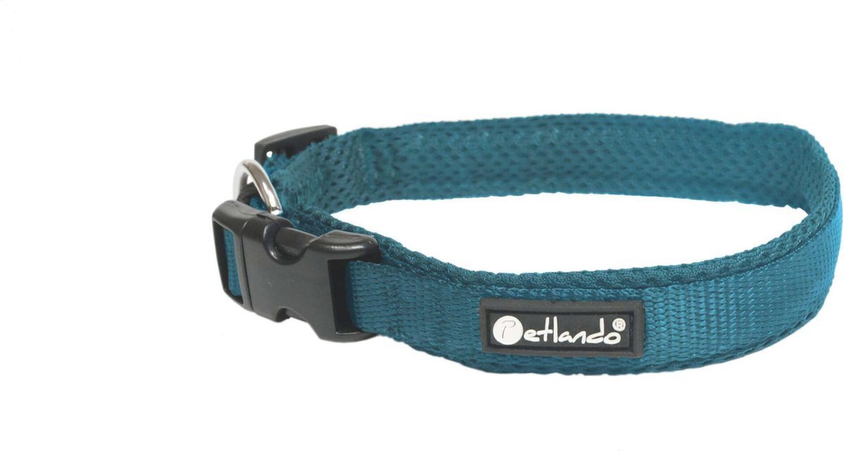 petlando Hondenhalsband Mesh Collar XXS Petrol 30-35cm petrol