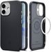 Spigen Nano Pop MagFit Hoesje Geschikt voor Apple iPhone 17 - Back Cover Compatibel met MagSafe / Qi2 - Black Sesam