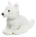 Uni-Toys Witte Zwitserse herdershond, puppy, zittend (zonder lijn) - 26 cm (hoogte) - pluche hond, Berger Blanc Suisse - pluche dier, knuffeldier