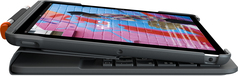 Logitech Slim Folio - Toetsenbord voor iPad (7e generatie) - QWERTY UK - Grafiet