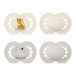 MAM Originele Jungle/Plain siliconen 6-16 set van 4 uni