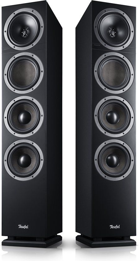 Teufel Theater 500 - Vloerstaande speakers - Set van 2 - Zwart
