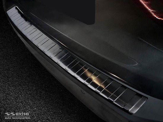 Zwart Avisa Zwart RVS Achterbumperprotector passend voor BMW 3-Serie G21 Touring M-Pakket 2018-