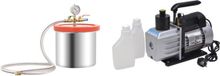 vidaXL Vacuümkamer met 2-traps pomp 7.4 L