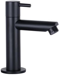 Differnz Helios Fonteinset - Kraan Links - Keramiek Wit - Mat Zwart - 37.5 x 18.5 x 9.5 cm