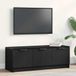 Maison Exclusive Meuble TV - 102 x 35 x 36,5 cm - Noir, aspect chêne