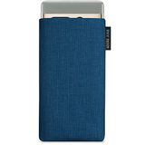 Adore June Classic oceaanblauwe hoes compatibel met Pixel 7 Pro mobiele telefoonhoes van duurzame Cordura-stof met display reinigings-effect, made in Europe